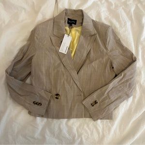 Frank And Oak cropped blazer